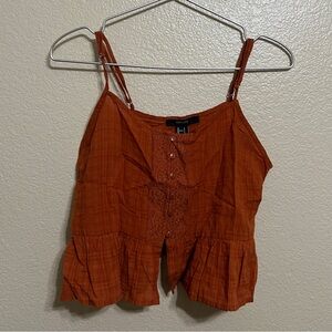 Orange Cami Tank Top